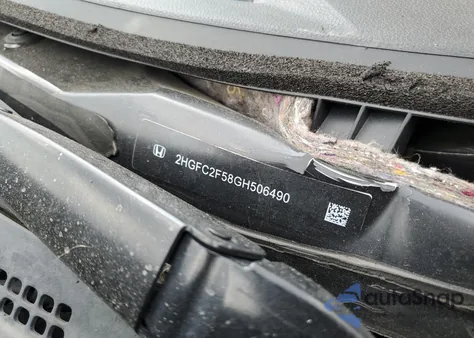 2016 Honda Civic Lx из США, поврежденный, VIN 2HGFC2F58GH506490